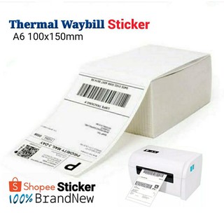 Quality Thermal Waybill Sticker Paper (A6 100x150mm)