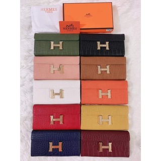 Long Wallets∏ORG HERMES TOP GRADE LONG WALLET FASHIONABLE WITH BOX