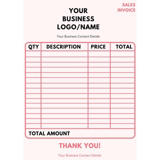 A4 PAPER❉✆☃Personalized Receipt Non-Official (50 sheets/pad) (2)