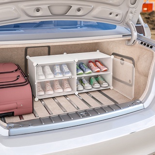 Sell like hot cakesperfect lifeCar Shoe Box Storage Transparent Car Trunk Car Interior Shoe Storage