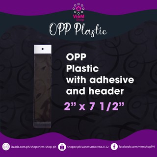 OPP PLASTIC WITH ADHESIVE AND HEADER