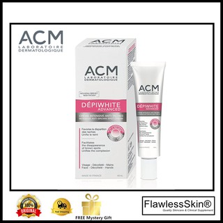 ACM DEPIWHITE Advanced Intensive Anti-brown Spot Cream 40ml French whitening peel off mask body milk