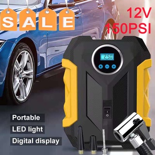 Carsun Car Air Pump Tire Inflator Digital with LED light Automatic shutdown Tires Inflatable Pump