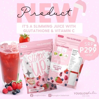 You Glow Babe SHAPE UP Slimming Juice with Glutathione & Vitamin C (COD AVAILABLE)