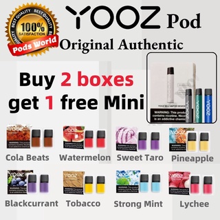 Best YOOZ Pods Original Genuine (2 pods per pack) [ :Buy 2 boxes get 1 YOOZ Mini device ]