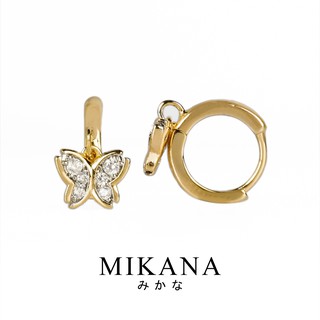 Mikana 18K Gold Plated Kame Drop Earrings Accessories For Women