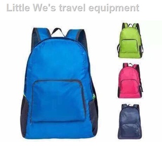 ✉Unisex Foldable Portable Light Weight Printable Water Resistant Travel Eco Backpack