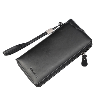 Baellery Men's Wallet Business & Leisure Versatile Hand Bag Stylish Large Capacity Zipper Clutch Bag