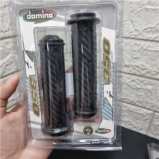 Domino Handle Grip Alloy Bar End Carbon Star