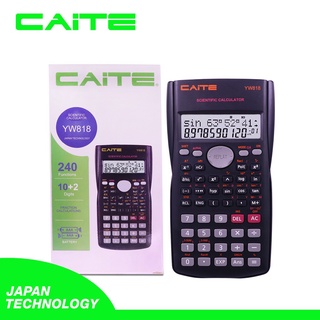 school supplies▥◆❃ORIGINAL CAITE YW818 Scientific Calculator Multifunctional Big Calculators Station