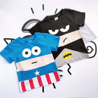Baby Corp Kids Children Fashion Superhero Batman Captain America Tshirt (2)