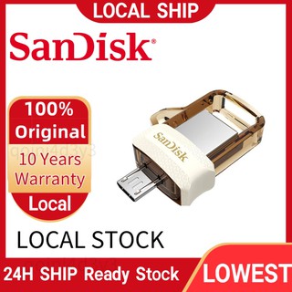 [Local Shop] SanDisk Flash drive Ultra SDDD3 32GB 64GB 128GB OTG / Dual USB Drive M3.0