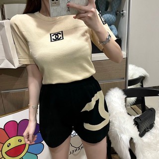 women casual set (top+shorts) t-shirt set