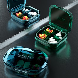 Pill Box Portable Sorting Small Student Seven-Day Mini Pill Box7Daily Portable Large Capacity Pill