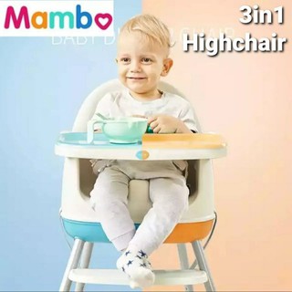 chair✇3 in 1 High Chair For Baby Infant Feeding Chair Convertible to Baby Booster Seat Dining Chair