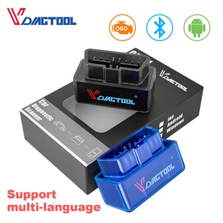 VDIAGTOOL Mini Elm327 Bluetooth Wifi V1.5 OBD2 Protocols Auto Car Diagnostic Tools Code Scanner