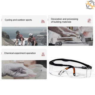 CUST Honeywell Goggles Protective Glasses Safety Glasses Droplets Proof UV Protection Anti-shock Anti-dust Anti-fog for Outdoor Sports Cycling (5)