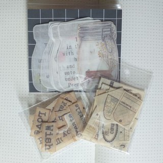 Scriptures,Words,Tickets and other Vintage Flakes 80+ pcs