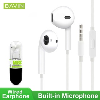 Bavin Earphone 3.5mm Jack HX820 Universal Earphone Stereo Audio Sound for Android and iPhone 6/6S