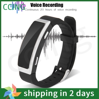 [Wholesale Price] CCing 20-hour Voice Record MP3 Smart Bracelet 8GB Memory 192Kbps Time Stamp Recorder