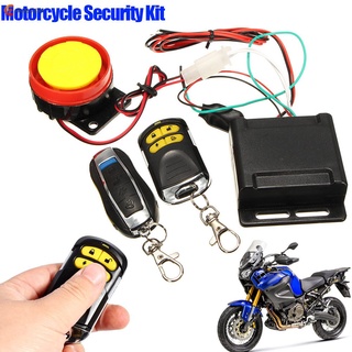 【Ready Stock】﹍☈Motorcycle Security Kit Anti-theft Alarm System Remote Control Engine Start