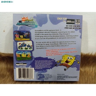 ┇ↂ۞gameboy☾☋▦Gameboy Advance GBA SpongeBob Atlantis Squarepantis