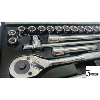 S-ks 24 Pcs. 1/2 Drive Socket Wrench Set (3)