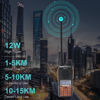 2021 BAOFENG Walkie Talkie GT-5 Two Way Radio Comunicador 10KM High Power Portable Dual PTT Radios (2)
