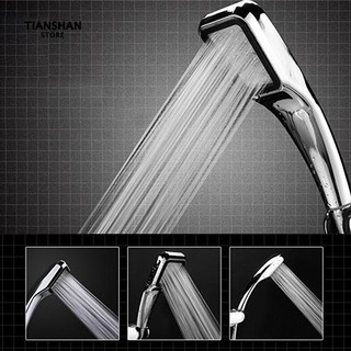 TIANSHAN Bathroom Handheld Showerhead Water-saving Shower Head Filter Pressurize Nozzle