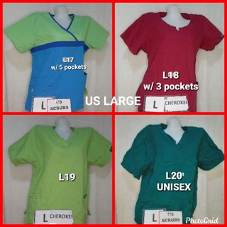 SALE!LARGE SCRUB SUIT TOPS Only CHEROKEE. (5)