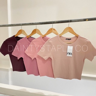 Plain / Basic Fitted Crop Top
