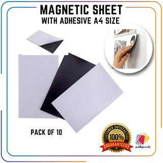 Magnetic Sheet with Full Adhesive A4 (Pack of 10)
