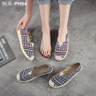 [Buy one get one free] Old Beijing cloth shoes, women s shoes, Korean students, single shoes, wild s