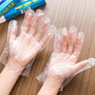 Fashion King #50Pairs Disposable Plastic Gloves Food Handling Safety Gloves Box-Packed (3)