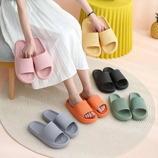 ✶Kilig Yeezy Japanese Muffin Thick Bottom Increased Cool Slippers Bathroom For Women