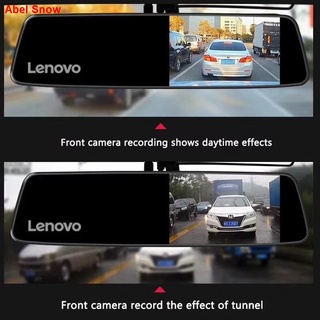 ✻LENOVO 4.39 inch Dual Lens FHD 1080P Dash Cam Car DVR Rearview Mirror Camera IPS TOUCH SCREEN Flex