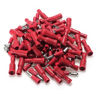 100 Pcs Insulated Female & Male Bullet Wire Connector Crimp Terminal Set 22-16AW