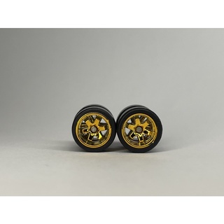 1/64 Diecast Rubber Tires for (Hotwheels, Tomica etc..)