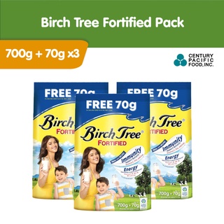 Birch Tree Fortified 700g + 70g Pack of 3