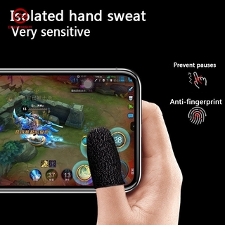 Breathable Mobile Finger Sleeve Touchscreen Game Controller Sweatproof Gloves for Phone Gaming