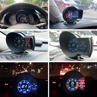 Auto Car Interior Jumbo Car Digital Dash - Multi Gauge Display *OBD 2* HUD Gauge Boost EGT Scan Tool LCD Display (4)