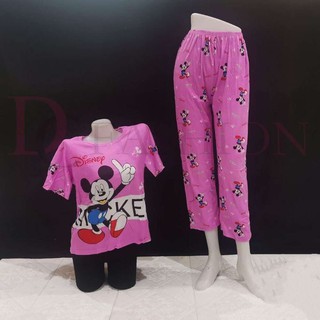 Adult ladies cartoon terno fashion pajamas assorted design (4)
