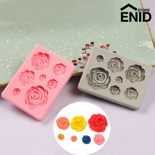 En Rose Flower Silicone Baking Mold DIY Fondant Cake Chocolate Decorating Tool