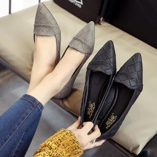 New pointed flats, simple flat shoes pointed toe flat shoes (1)