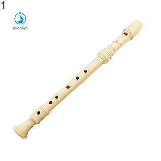 13y9 ♥AMAR♥ Soprano C Tunable Germany Type Recorder Flute Reed Pipe Woodwind Instruments
