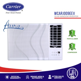 Carrier 1.0HP Aura Inverter Window Type Aircon WCARJ009EEV