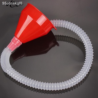 ❅▲☇√COD Universal Car Motorcycle Truck Vehicle Plastic Oil Filling Funnel with Soft Pipe