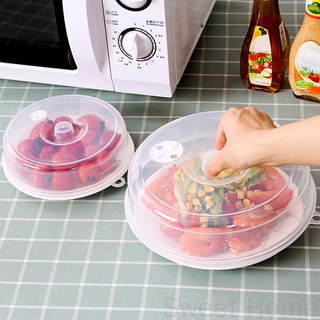 Plate Cover Anti-Splatter Lid for Microwave with Steam Vent Bowl Food Protection Dome Plastic bigbighouse store