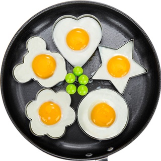 Stainless Steel 5Style Fried Egg Pancake Shaper Omelette Mold Mould Frying Egg Cooking Tools Kitchen