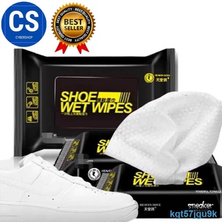 Explosion☸Shoe Wet Wipes 30pcs For Shoes Cleaning Stains Remover Disposable Quick Wipe Portable Shoe
